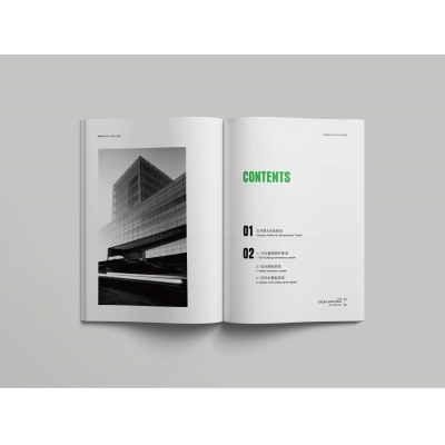 建筑科技行業(yè)宣傳畫冊設(shè)計賞析